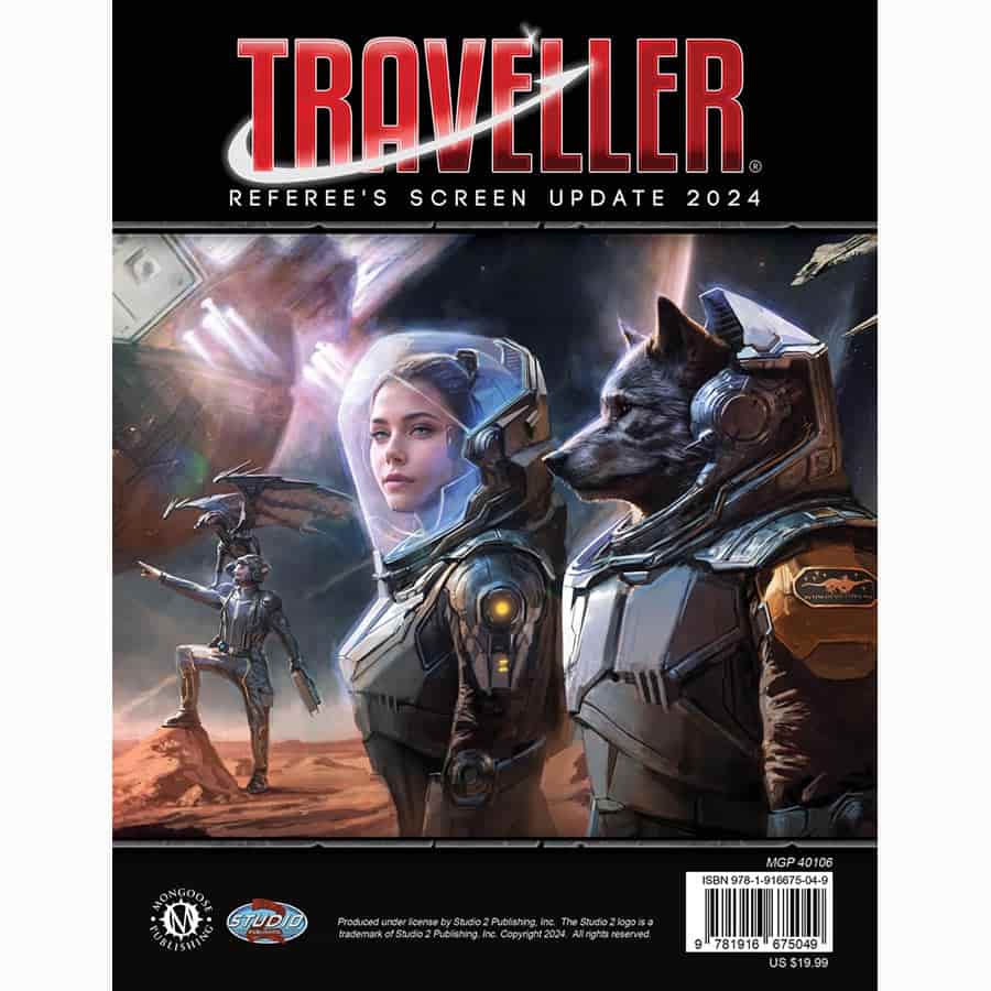 Traveller RPG: Referee's Screen Update 2024 | Dragon's Lair Comics and Fantasy Houston TX