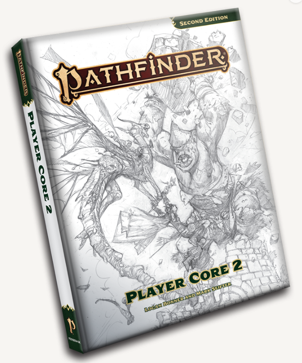 Pathfinder 2E: Player Core 2 Hardcover (Sketch Cover Edition) (P2) | Dragon's Lair Comics and Fantasy Houston TX