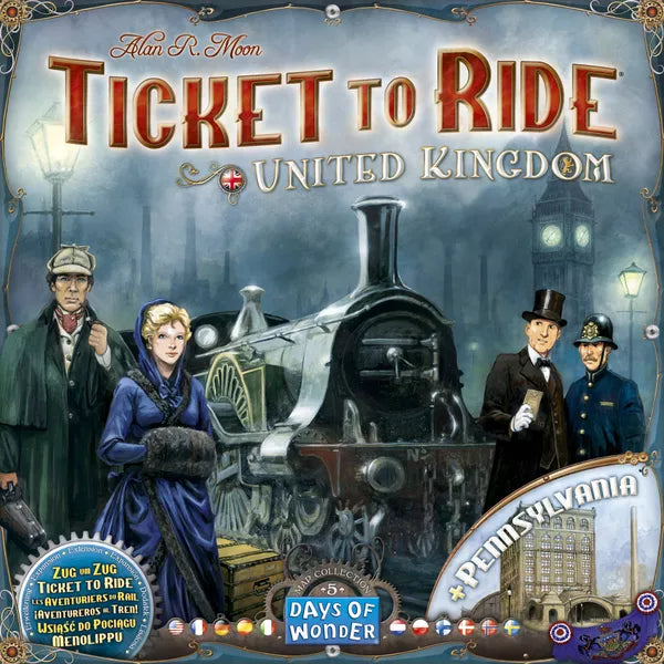 Ticket to Ride: Map Collection 5 United Kingdom and Pennsylvania | Dragon's Lair Comics and Fantasy Houston TX