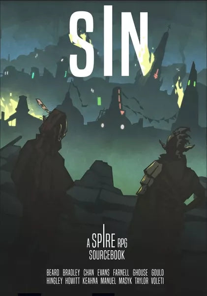 Spire RPG: Sin Sourcebook | Dragon's Lair Comics and Fantasy Houston TX