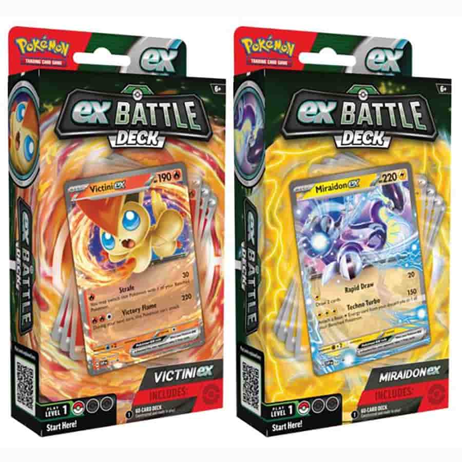 Pokemon TCG: Victini/Miraidon EX Battle Deck | Dragon's Lair Comics and Fantasy Houston TX