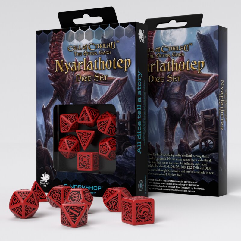 Call of Cthulhu: The Other Gods Dice Set Nyarlathotep | Dragon's Lair Comics and Fantasy Houston TX