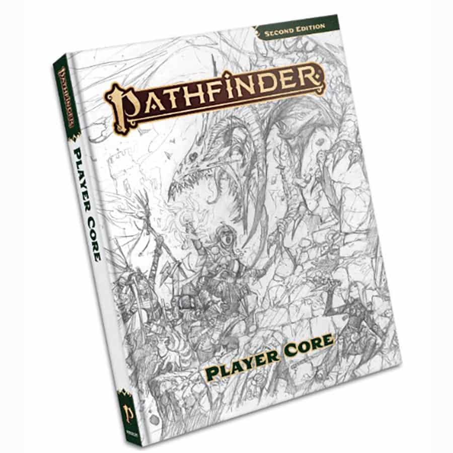 Pathfinder 2E: Player Core Rulebook 2023 Sketch Edition | Dragon's Lair Comics and Fantasy Houston TX