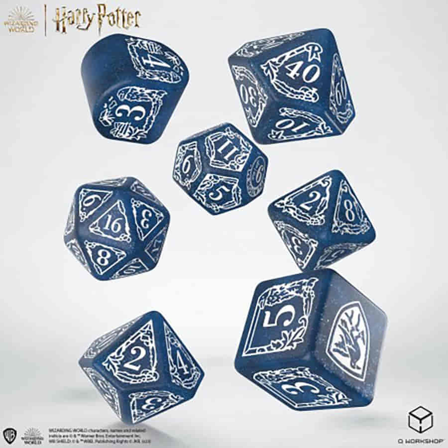 Q Workshop Harry Potter Ravenclaw Modern Dice Set | Dragon's Lair Comics and Fantasy Houston TX