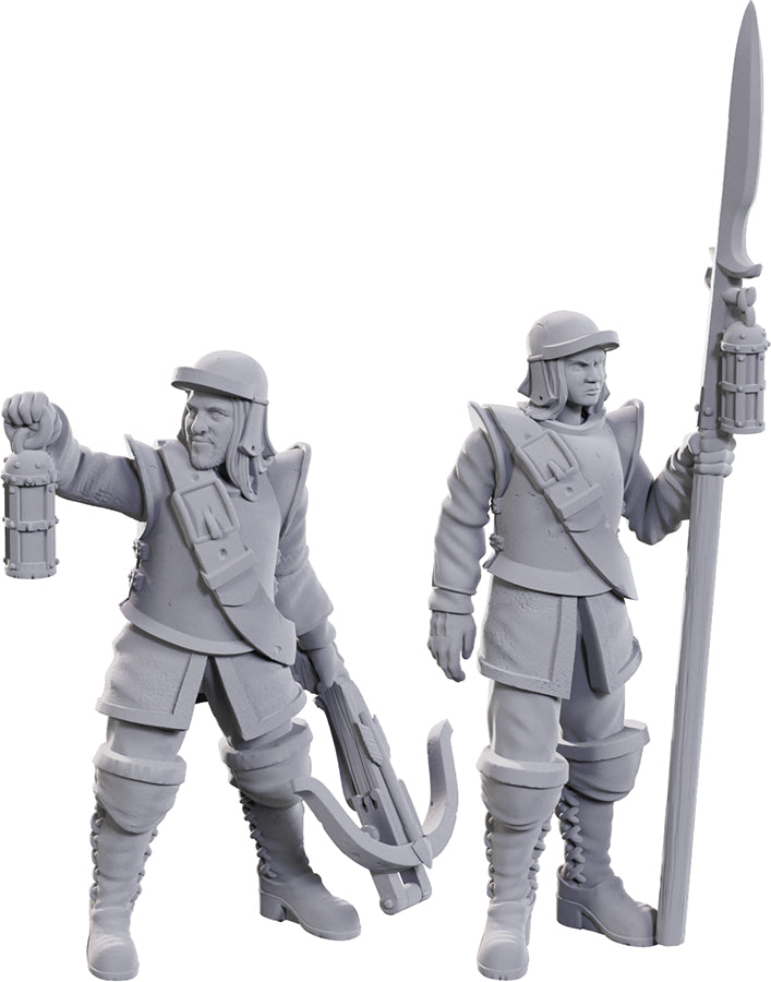 Wizkids D&D Nolzur`s Unpainted Miniatures: W23 Roadwardens Male and Female | Dragon's Lair Comics and Fantasy Houston TX