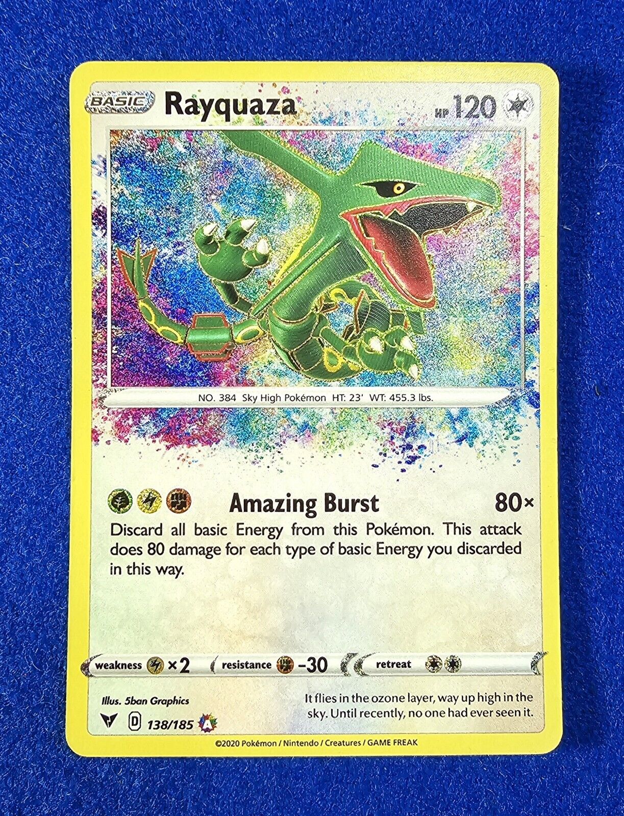 Rayquaza (138/185) - Graded (9) | Dragon's Lair Comics and Fantasy Houston TX