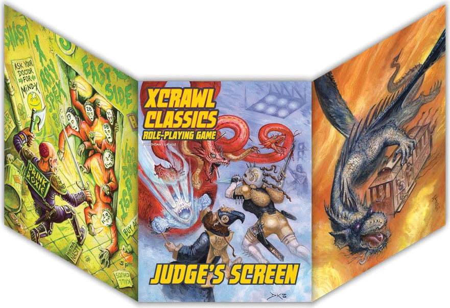 Xcrawl Classics RPG: Dungeon Judge`s Screen | Dragon's Lair Comics and Fantasy Houston TX