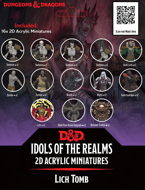 Wizkids Dungeons & Dragons: Idols of the Realms 2D Lich Tomb | Dragon's Lair Comics and Fantasy Houston TX