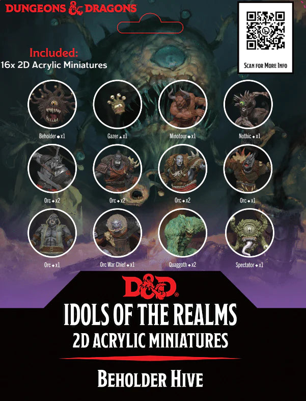 Wizkids Dungeons & Dragons: Idols of the Realms 2D Beholder Hive | Dragon's Lair Comics and Fantasy Houston TX