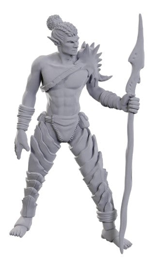 Wizkids Dungeons and Dragons Nolzur`s Unpainted Miniatures: W23 Sea Elf Leader | Dragon's Lair Comics and Fantasy Houston TX