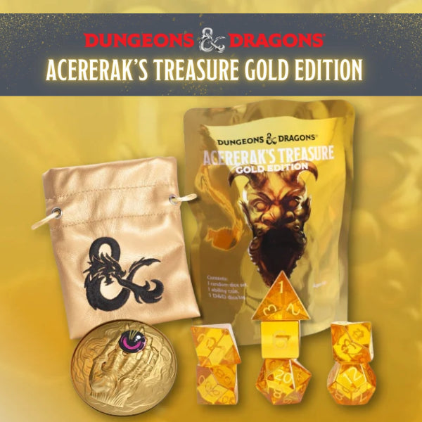 Dungeons & Dragons: Acererak's Treasure Blind Box Display - Gold Edition | Dragon's Lair Comics and Fantasy Houston TX