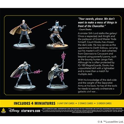 STAR WARS: SHATTERPOINT - TWICE THE PRIDE: COUNT DOOKU SQUAD PACK | Dragon's Lair Comics and Fantasy Houston TX