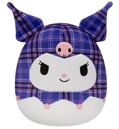 Sanrio Squishmallow Hello Kitty Plaid 8in. Plush - Kuromi | Dragon's Lair Comics and Fantasy Houston TX