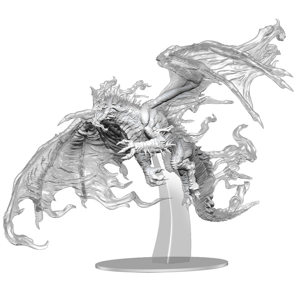 Wizkids Unpainted Miniatures: Adult Blue Shadow Dragon | Dragon's Lair Comics and Fantasy Houston TX