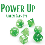 Level Up Dice Cats Eye Gemstone Poly 7 Dice Set | Dragon's Lair Comics and Fantasy Houston TX