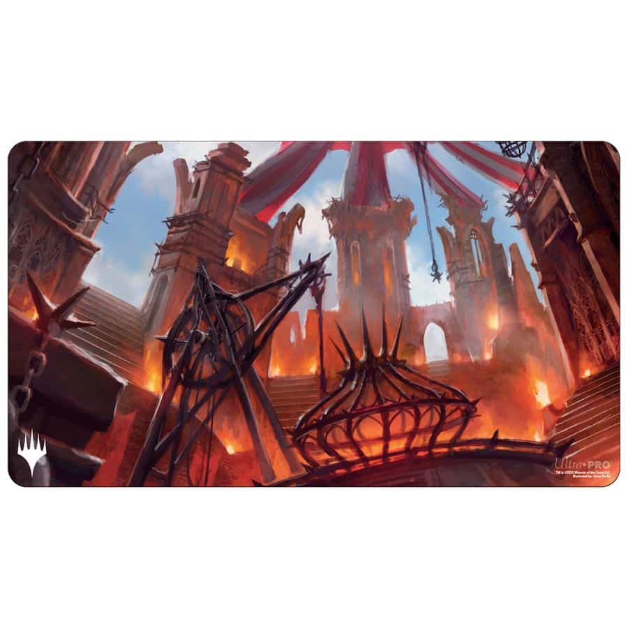 Ultra Pro MTG Playmat: Ravnica Remastered - The Cult of Rakdos | Dragon's Lair Comics and Fantasy Houston TX