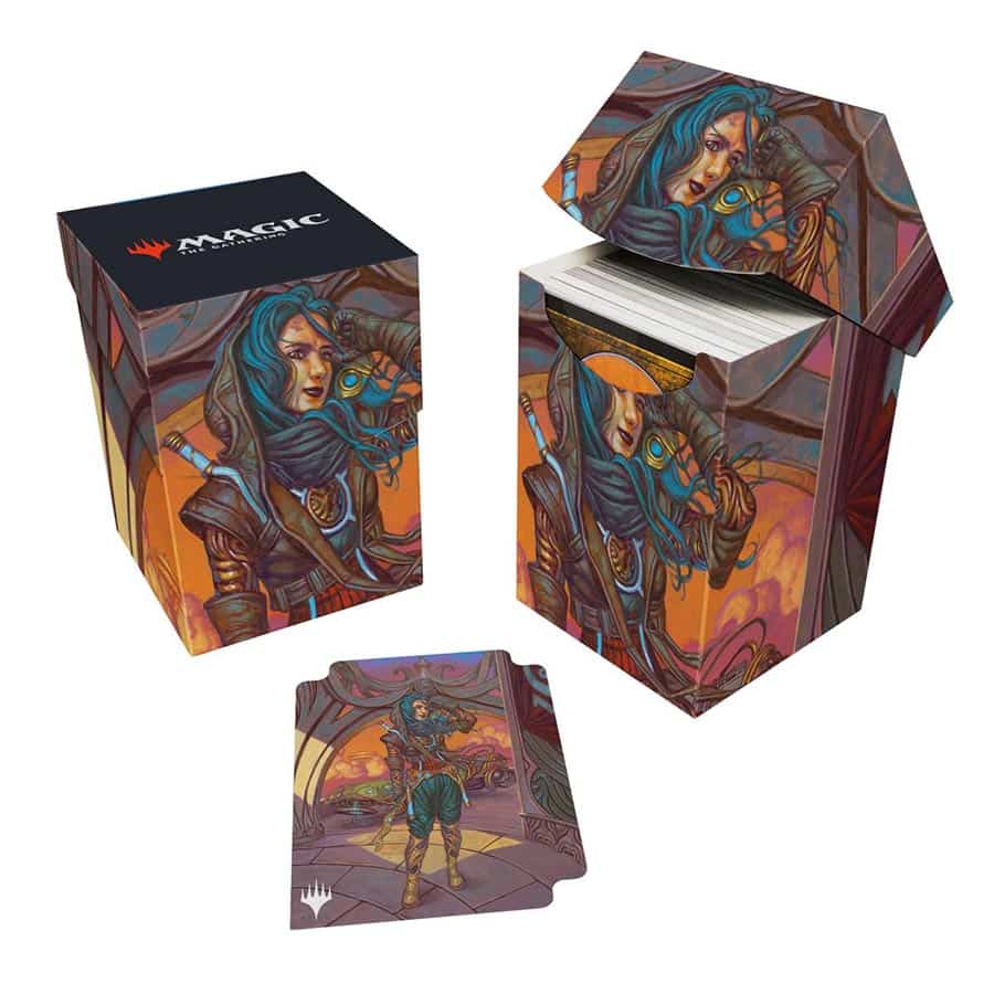 Ultra Pro Deck Box: Aetherdrift Sita Varma Masked Racer | Dragon's Lair Comics and Fantasy Houston TX