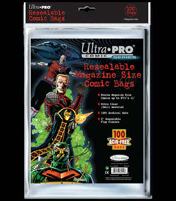 ULTRA PRO: MAGAZINE BAGS - RESEALABLE | Dragon's Lair Comics and Fantasy Houston TX