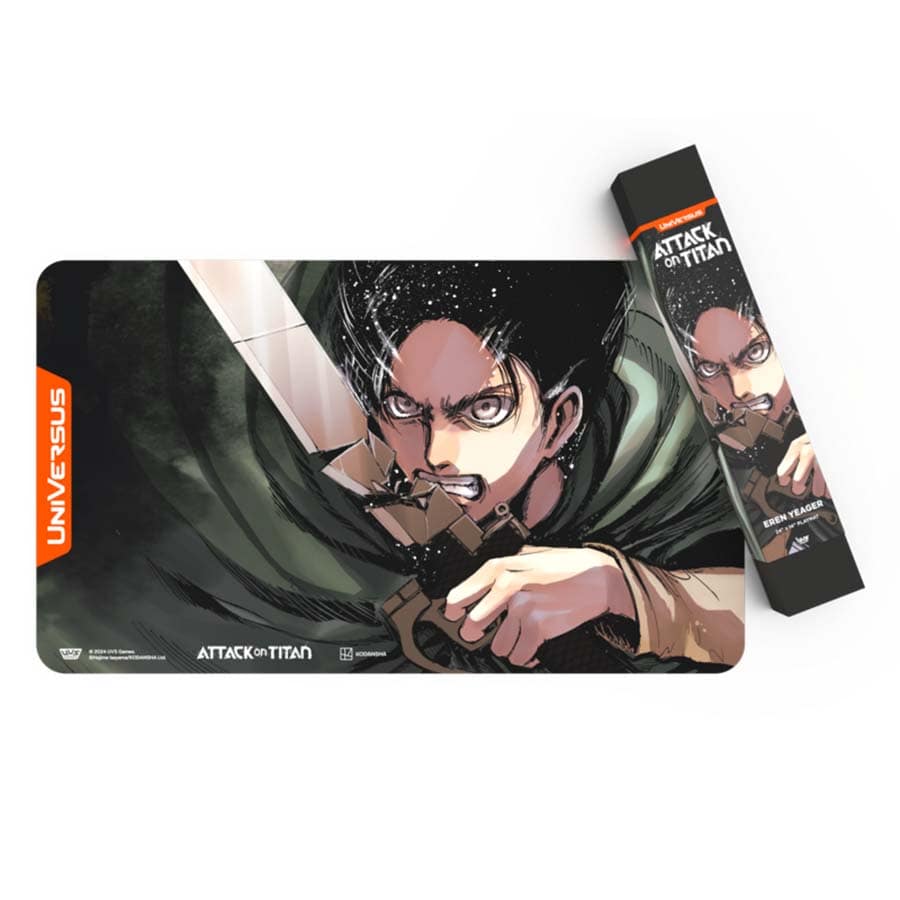 Universus: Attack on Titan TCG: Battle For Humanity: Eren Yeager Playmat | Dragon's Lair Comics and Fantasy Houston TX