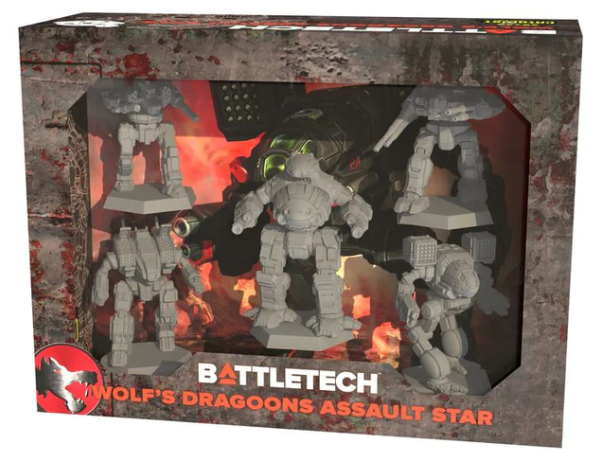 Battletech Miniature Force Pack: Wolf's Dragoons Assault Star | Dragon's Lair Comics and Fantasy Houston TX