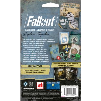 FALLOUT: ATOMIC BONDS COOPERATIVE UPGRADE PACK | Dragon's Lair Comics and Fantasy Houston TX