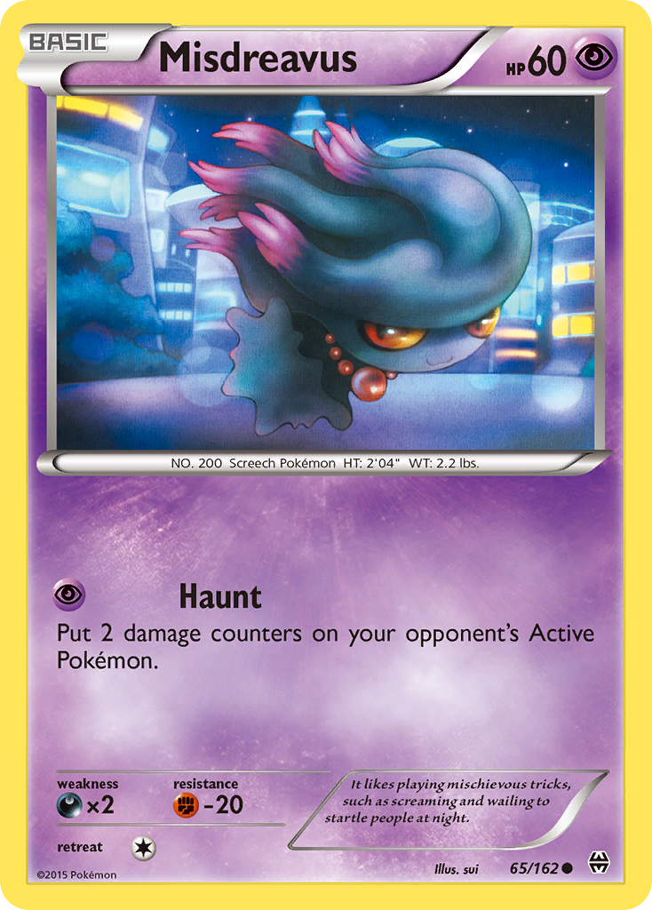 Misdreavus (65/162) [XY: BREAKthrough] | Dragon's Lair Comics and Fantasy Houston TX