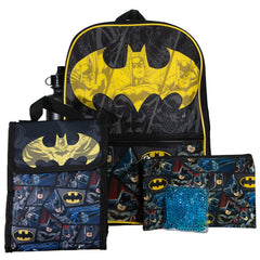 Bioworld Dc Comics Batman 5 PC Backpack Set | Dragon's Lair Comics and Fantasy Houston TX