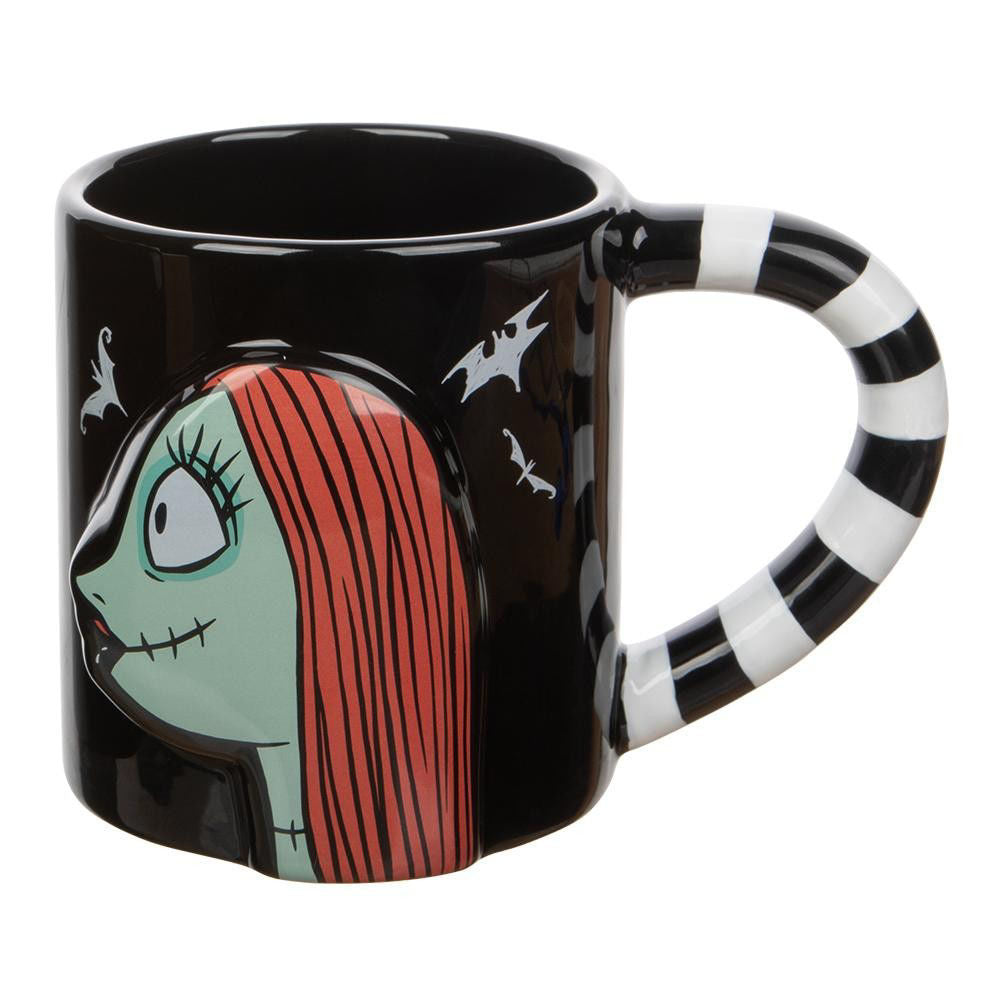 Bioworld The Nightmare Before Christmas Jack & Sally 20 oz. Sculpted Ceramic Mugs - Set of 2 | Dragon's Lair Comics and Fantasy Houston TX