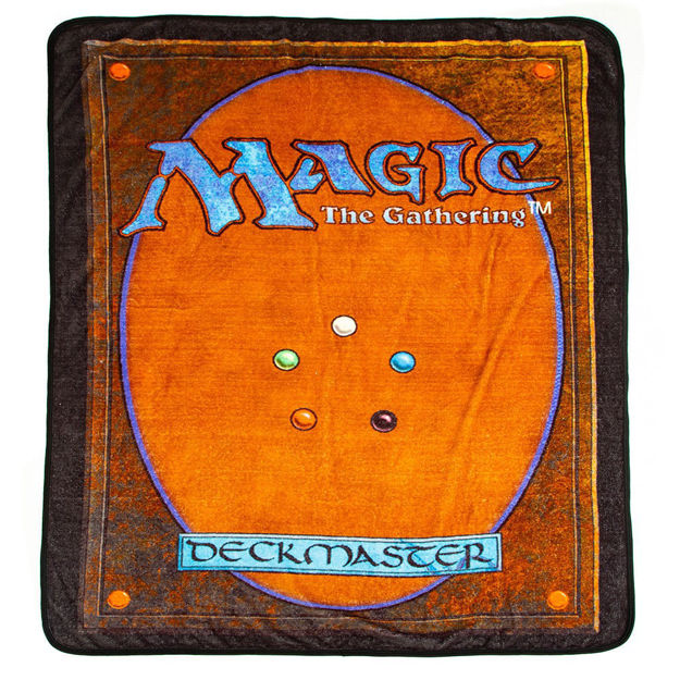 Bioworld Magic the Gathering Card-back Fleece Throw | Dragon's Lair Comics and Fantasy Houston TX