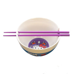 Hello Kitty Kaiju Ceramic Ramen Bowl with Chopsticks | Dragon's Lair Comics and Fantasy Houston TX