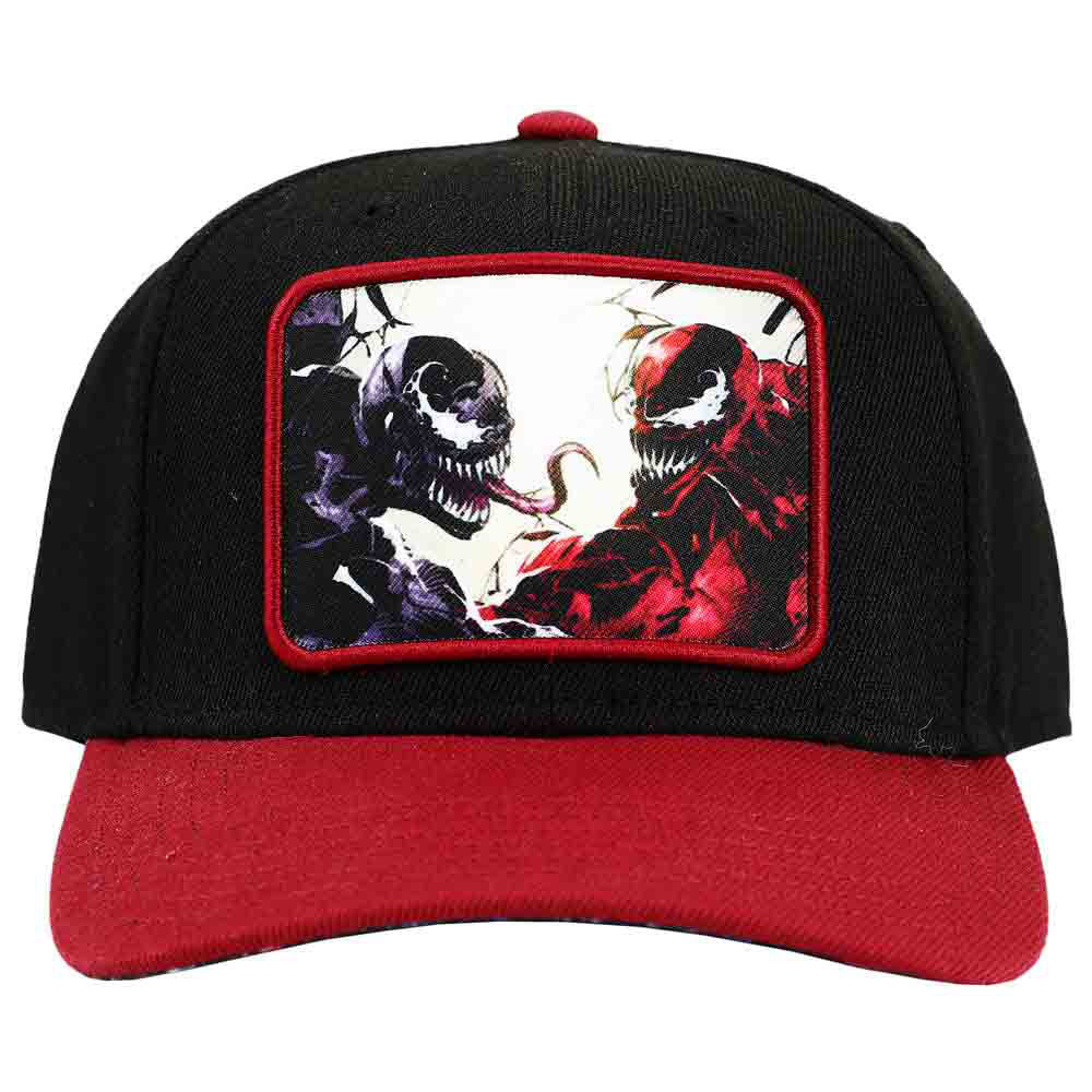 Bioworld Marvel Venom vs. Carnage Sublimated Patch Pre-Curved Snapback | Dragon's Lair Comics and Fantasy Houston TX