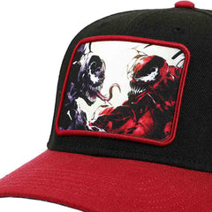 Bioworld Marvel Venom vs. Carnage Sublimated Patch Pre-Curved Snapback | Dragon's Lair Comics and Fantasy Houston TX