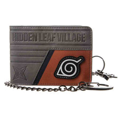 Bioworld Naruto Hidden Leaf Village Chain Wallet | Dragon's Lair Comics and Fantasy Houston TX