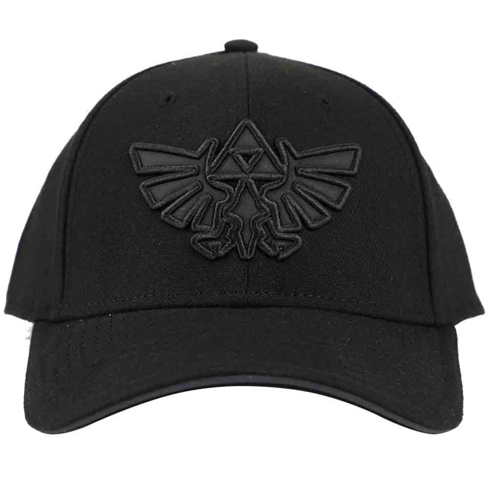 Bioworld Zelda Hyrule Triforce Raised Embroidered Logo Curved Bill Snapback | Dragon's Lair Comics and Fantasy Houston TX