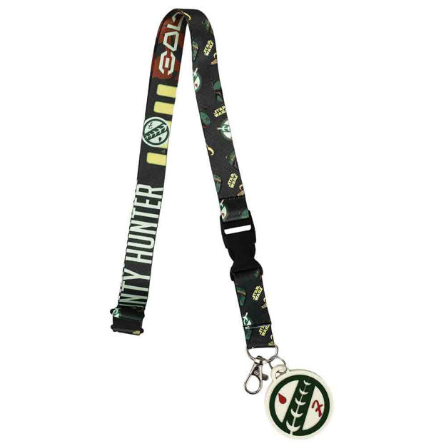 Bioworld Star Wars Boba Fett Lanyard | Dragon's Lair Comics and Fantasy Houston TX