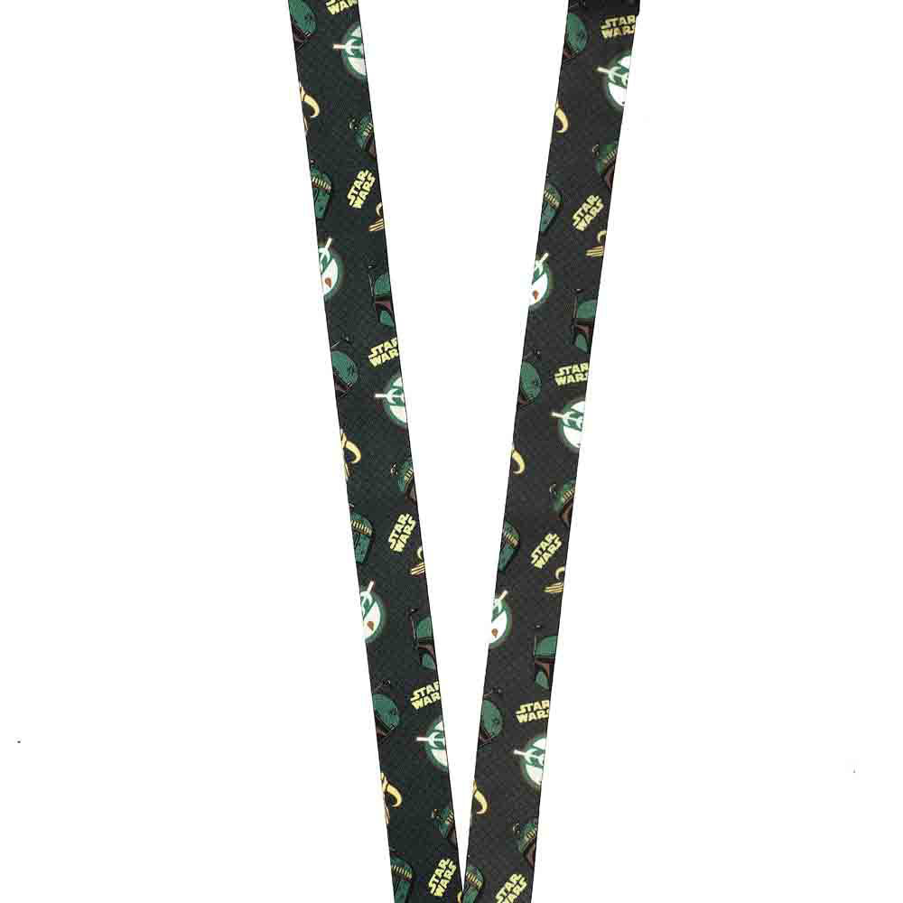 Bioworld Star Wars Boba Fett Lanyard | Dragon's Lair Comics and Fantasy Houston TX