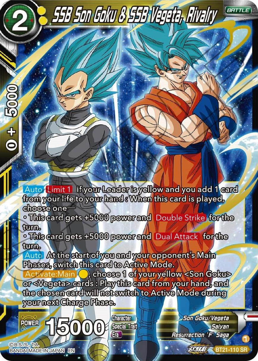 SSB Son Goku & SSB Vegeta, Rivalry (BT21-110) [Wild Resurgence] | Dragon's Lair Comics and Fantasy Houston TX