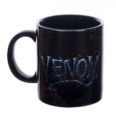 Bioworld Marvel Venom 12 oz. Ceramic Mug with Metal Emblem | Dragon's Lair Comics and Fantasy Houston TX