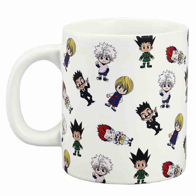 Bioworld Hunter x Hunter AOP Chibi 16 oz. Ceramic Mug | Dragon's Lair Comics and Fantasy Houston TX