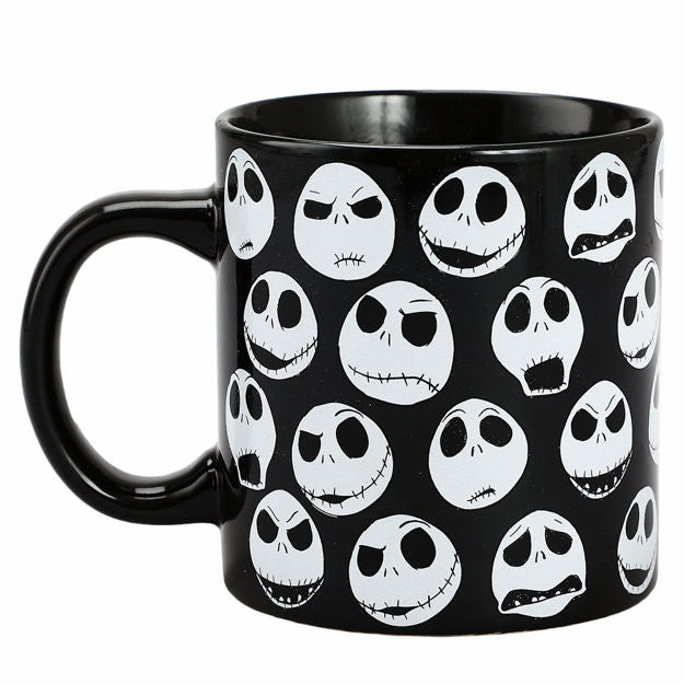 Bioworld The Nightmare Before Christmas Jack Facial Expressions 16 oz. Ceramic Mug | Dragon's Lair Comics and Fantasy Houston TX