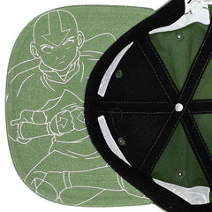 Bioworld Avatar The Last Airbender Elemental Symbols Flat Bill Snapback | Dragon's Lair Comics and Fantasy Houston TX