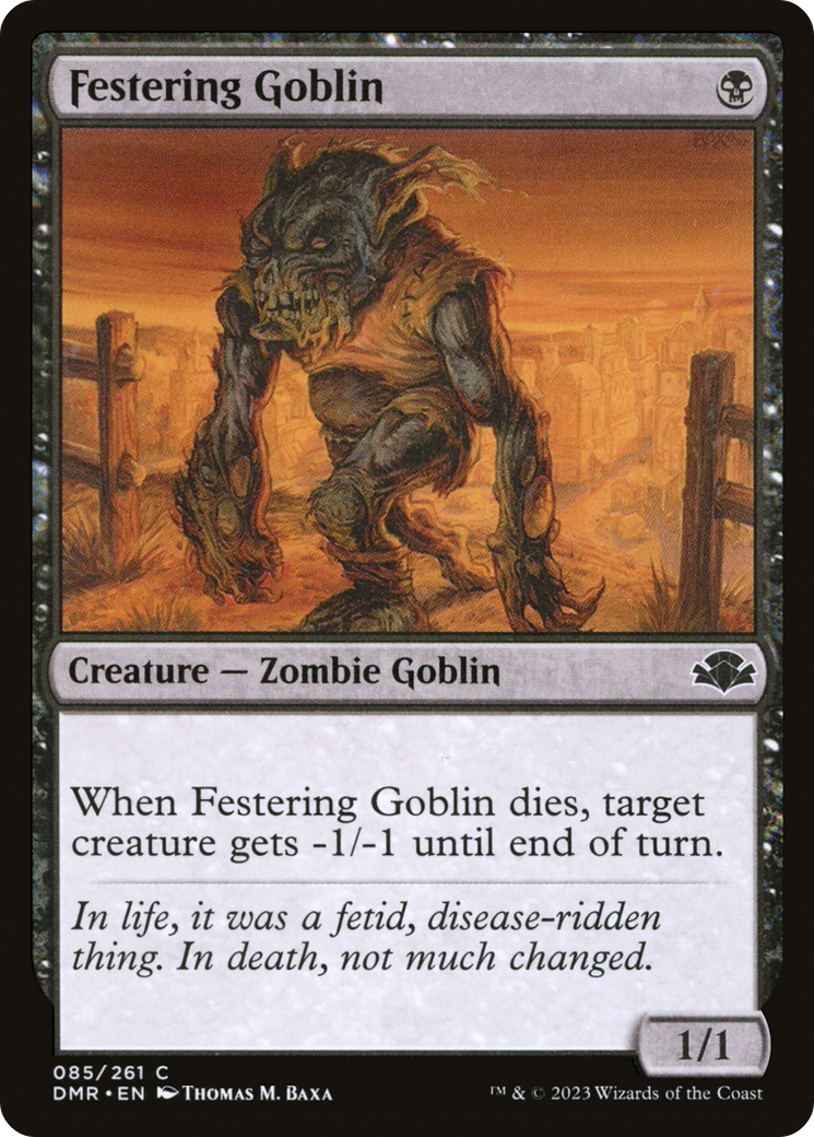 Festering Goblin [Dominaria Remastered] | Dragon's Lair Comics and Fantasy Houston TX