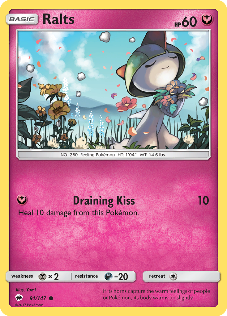 Ralts (91/147) [Sun & Moon: Burning Shadows] | Dragon's Lair Comics and Fantasy Houston TX