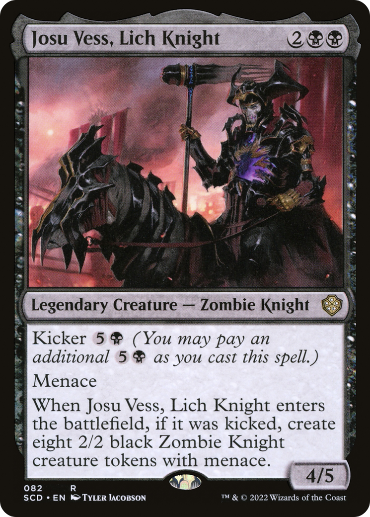 Josu Vess, Lich Knight [Starter Commander Decks] | Dragon's Lair Comics and Fantasy Houston TX