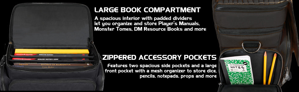 Enhance Tabletop RPG Adventurer's Bag Collector's Edition Black | Dragon's Lair Comics and Fantasy Houston TX