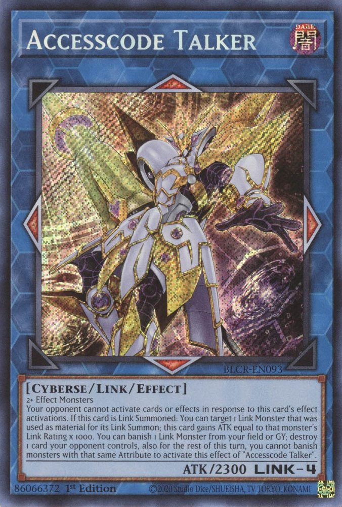 Accesscode Talker (Starlight Rare) [BLCR-EN093] Secret Rare | Dragon's Lair Comics and Fantasy Houston TX