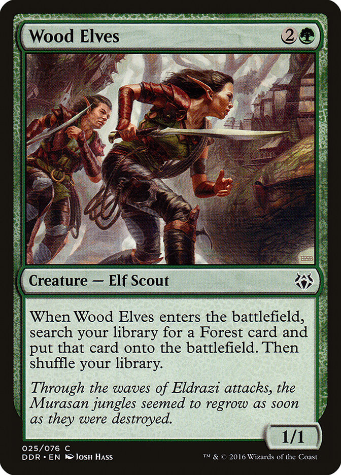 Wood Elves [Duel Decks: Nissa vs. Ob Nixilis] | Dragon's Lair Comics and Fantasy Houston TX