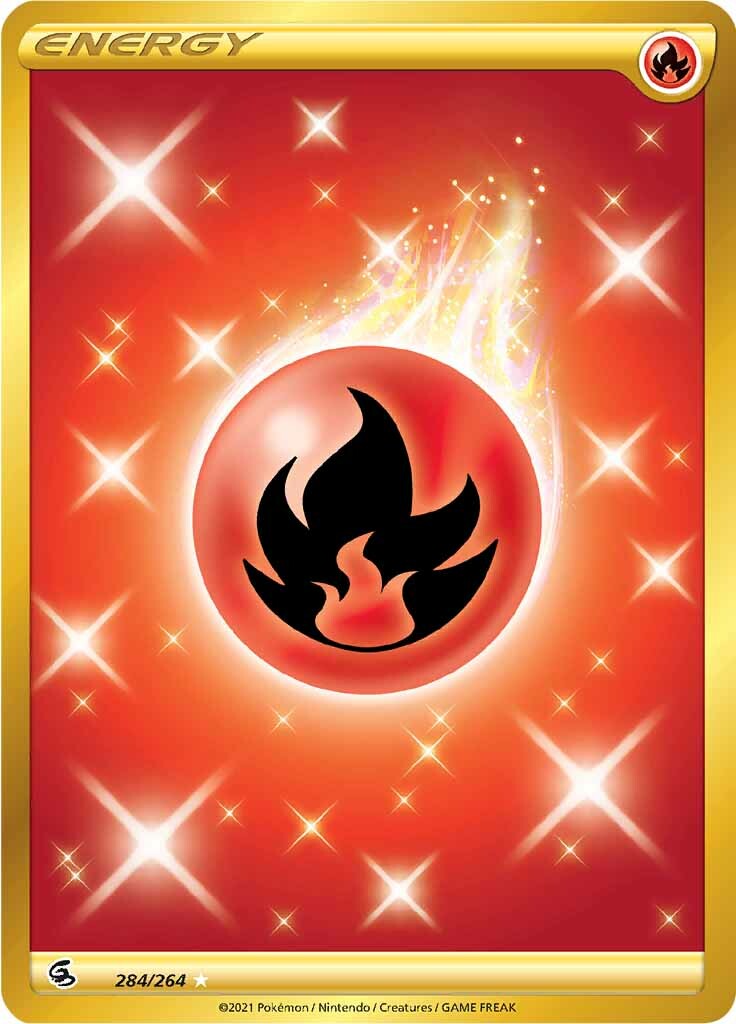 Fire Energy (284/264) [Sword & Shield: Fusion Strike] | Dragon's Lair Comics and Fantasy Houston TX