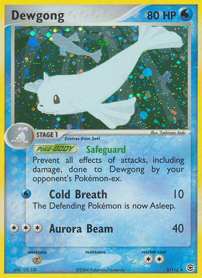 Dewgong (3/112) [EX: FireRed & LeafGreen] | Dragon's Lair Comics and Fantasy Houston TX