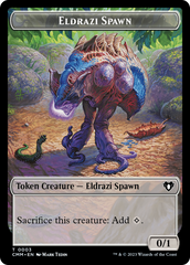 Eldrazi Spawn // Construct (0042) Double-Sided Token [Commander Masters Tokens] | Dragon's Lair Comics and Fantasy Houston TX